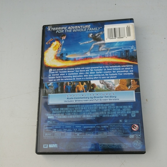 Fantastic 4 DVD Rise of the Silver Surfer like new - Picture 3 of 4